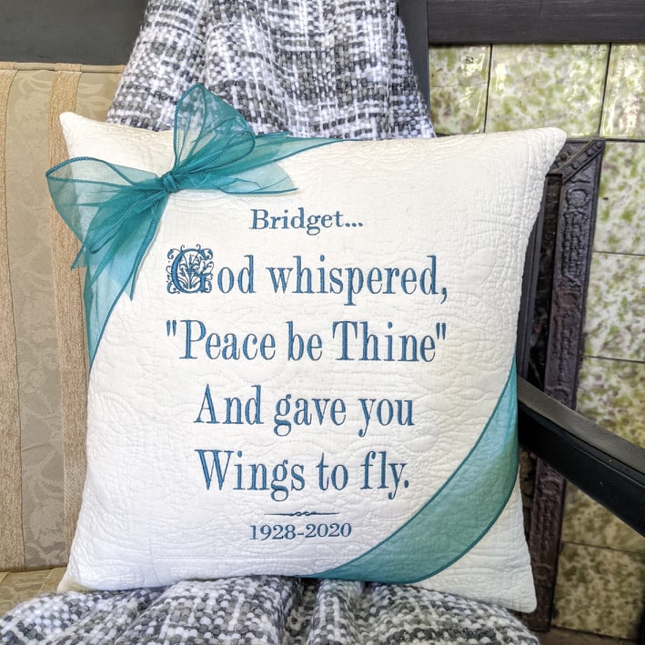 God Whispered Pillow