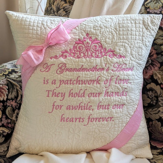 A Grandmother's Heart Pillow