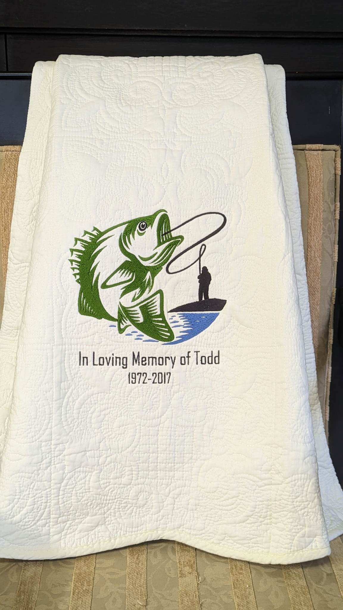 Fish On The Hook Throw Blanket