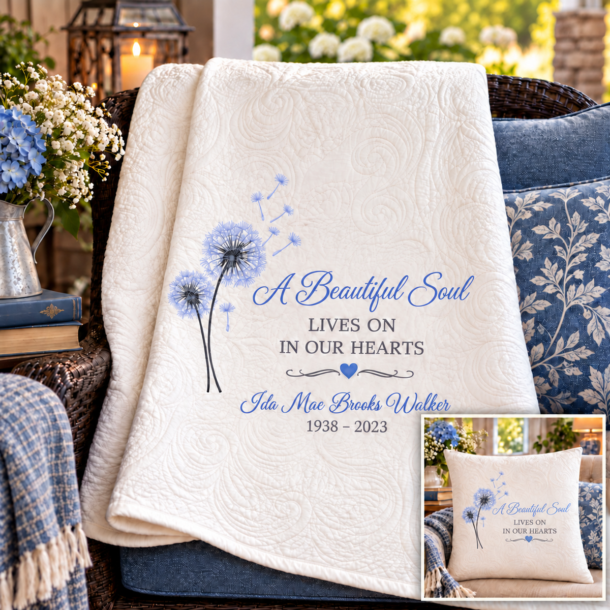 A Beautiful Soul Sympathy Throw