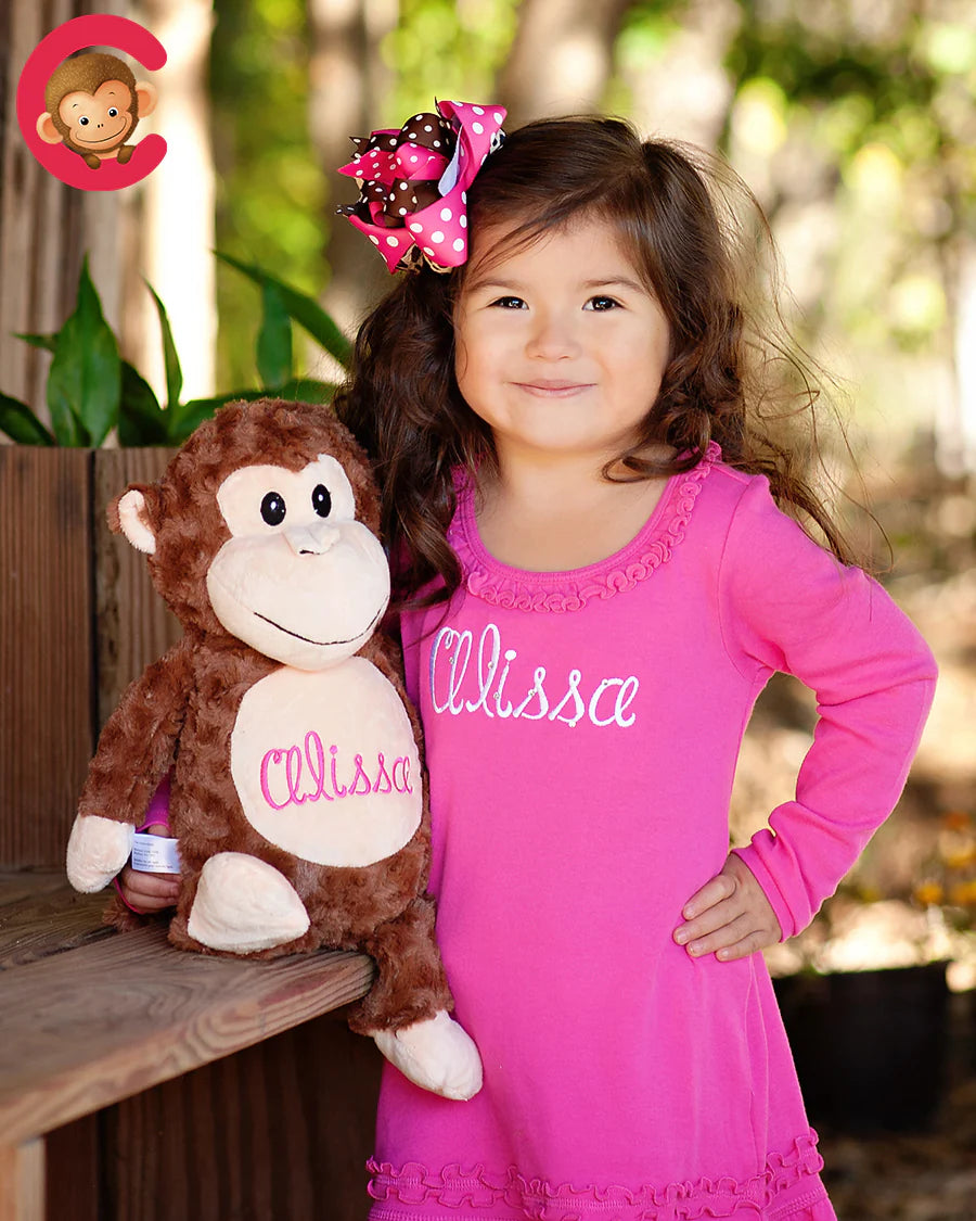 Cubbies Huggles Brown Monkey