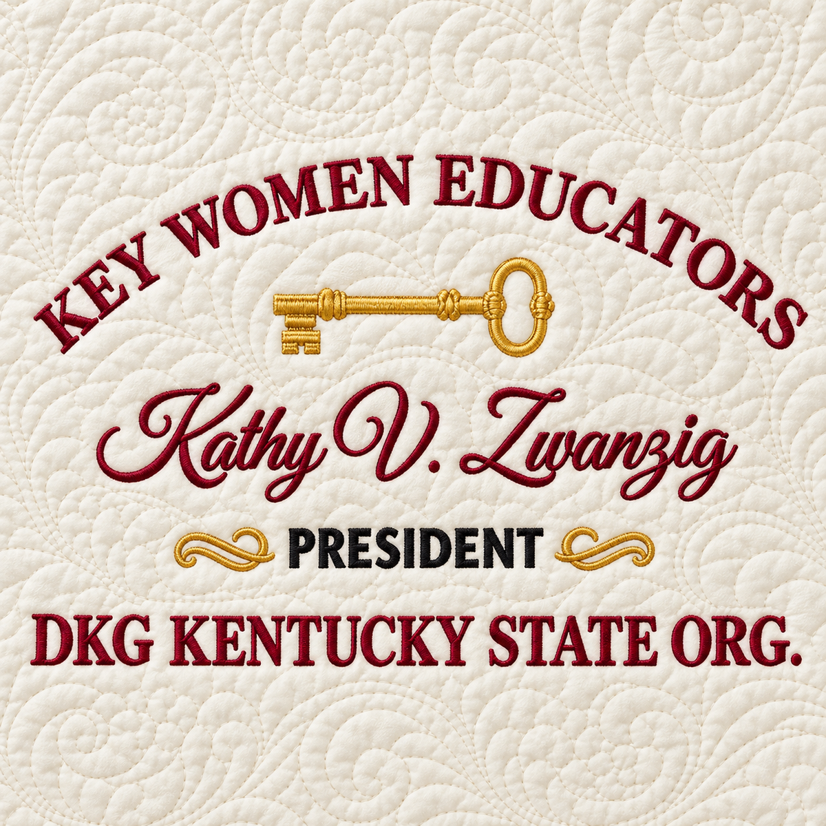 Key Women Educators — Personalized Recognition Quilted Throw