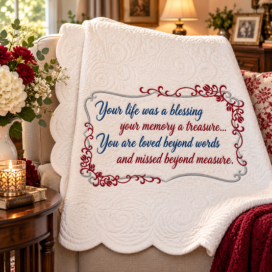 Missed Beyond Measure Sympathy Throw