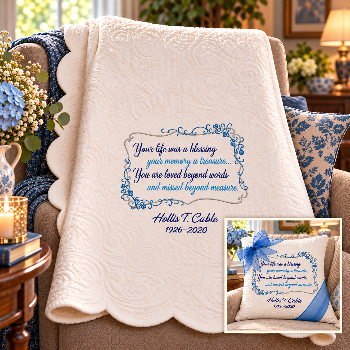 Missed Beyond Measure Sympathy Throw