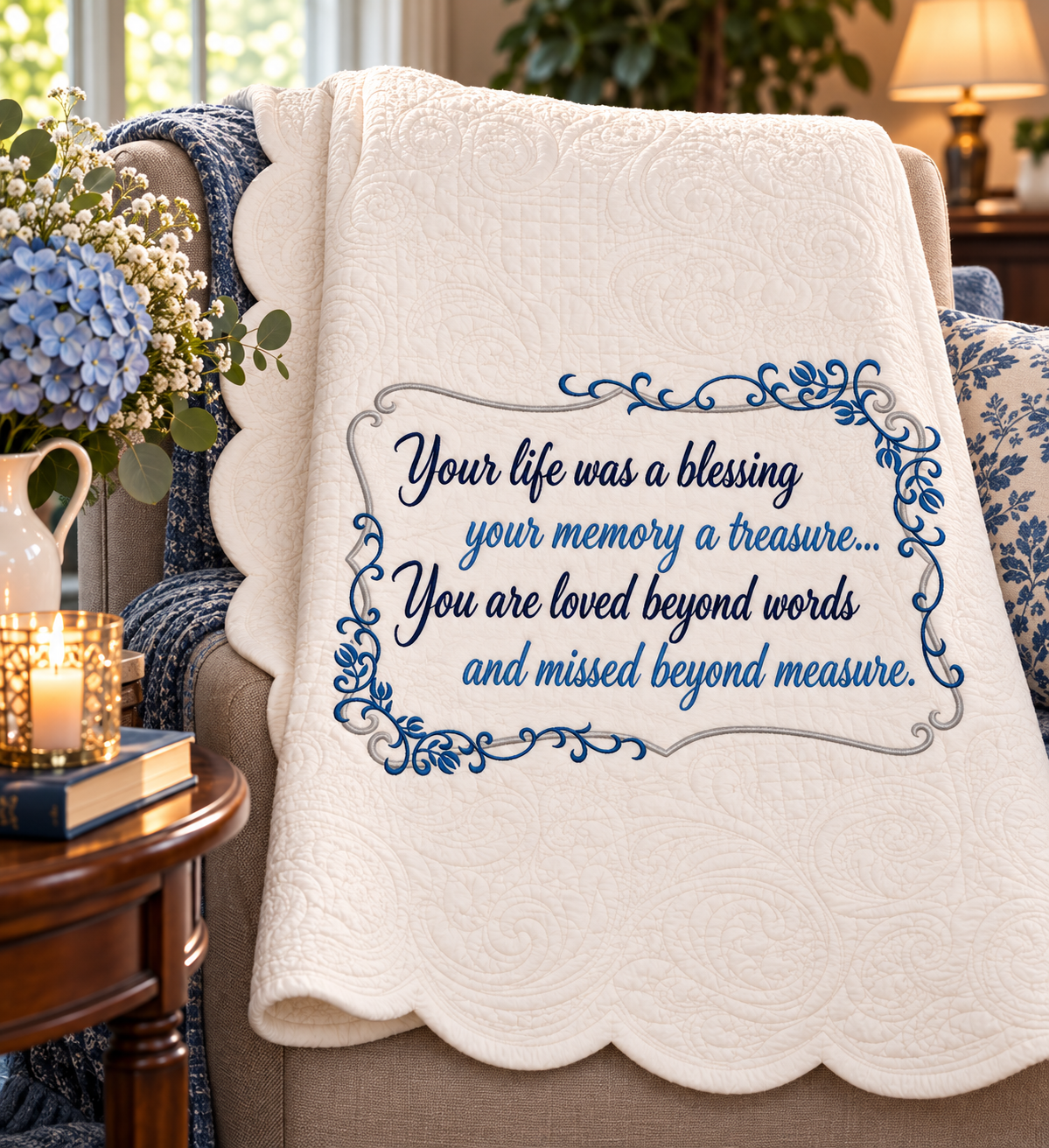 Missed Beyond Measure Sympathy Throw