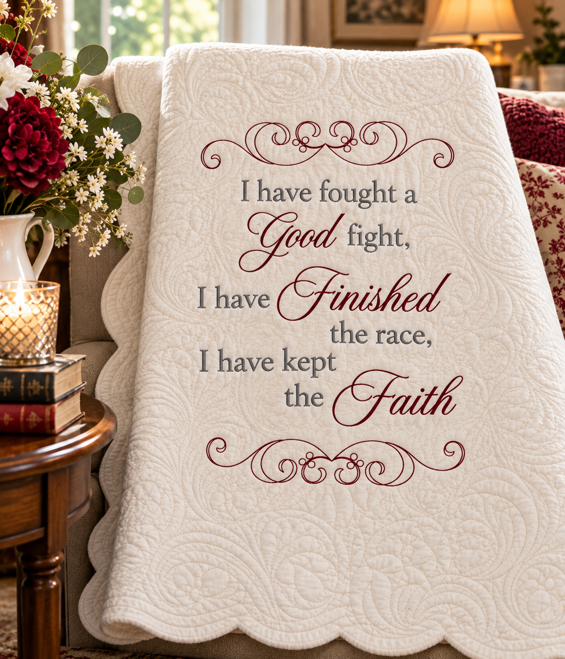 The Good Fight Personalized Sympathy Throw