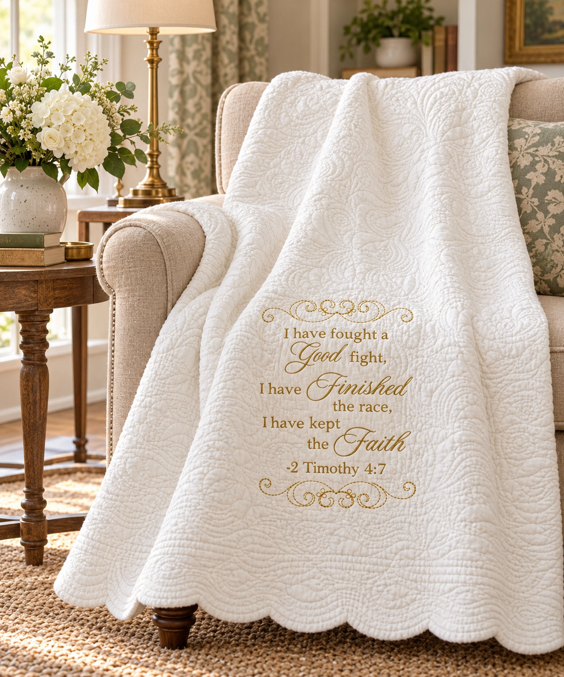The Good Fight Personalized Sympathy Throw