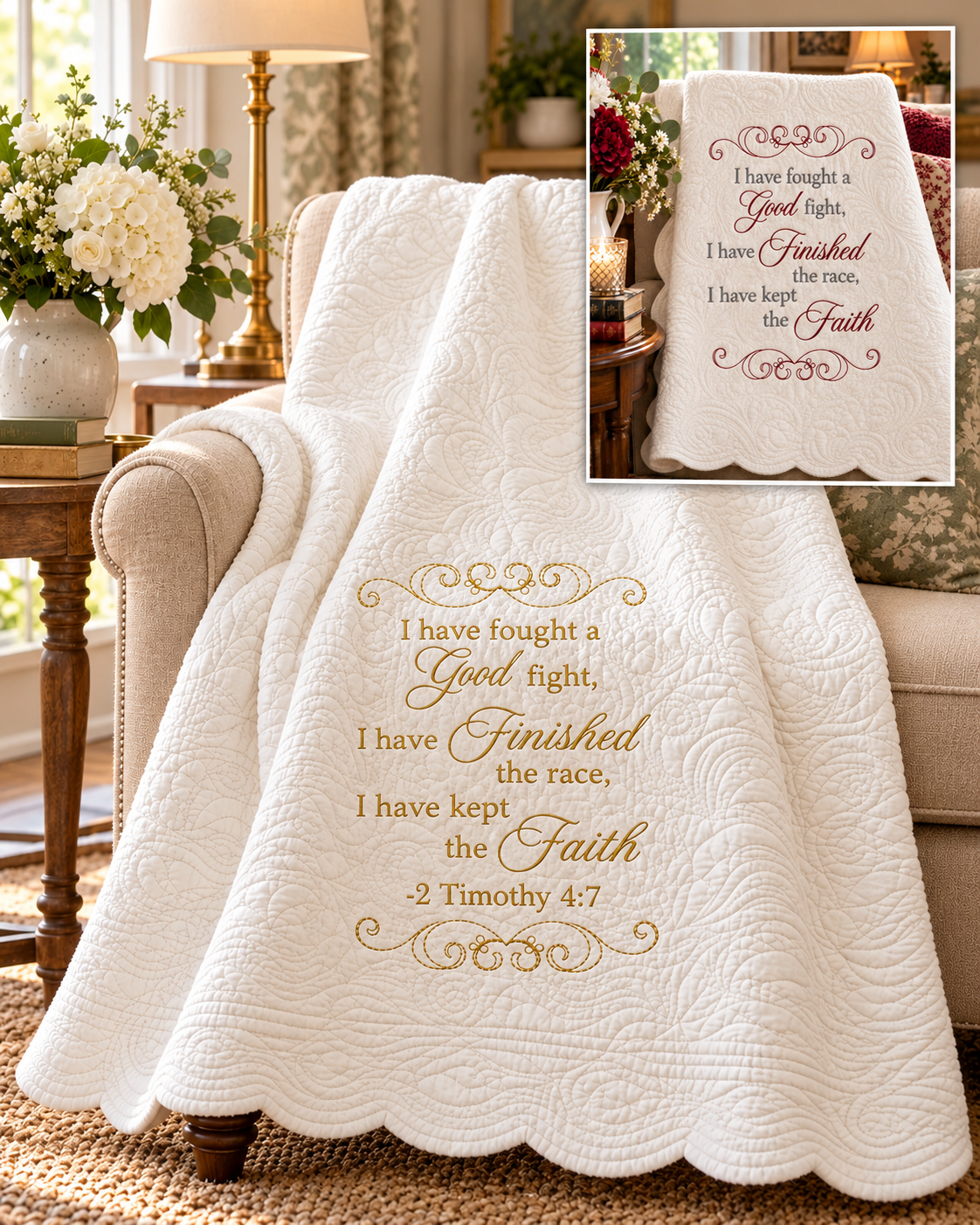The Good Fight Personalized Sympathy Throw