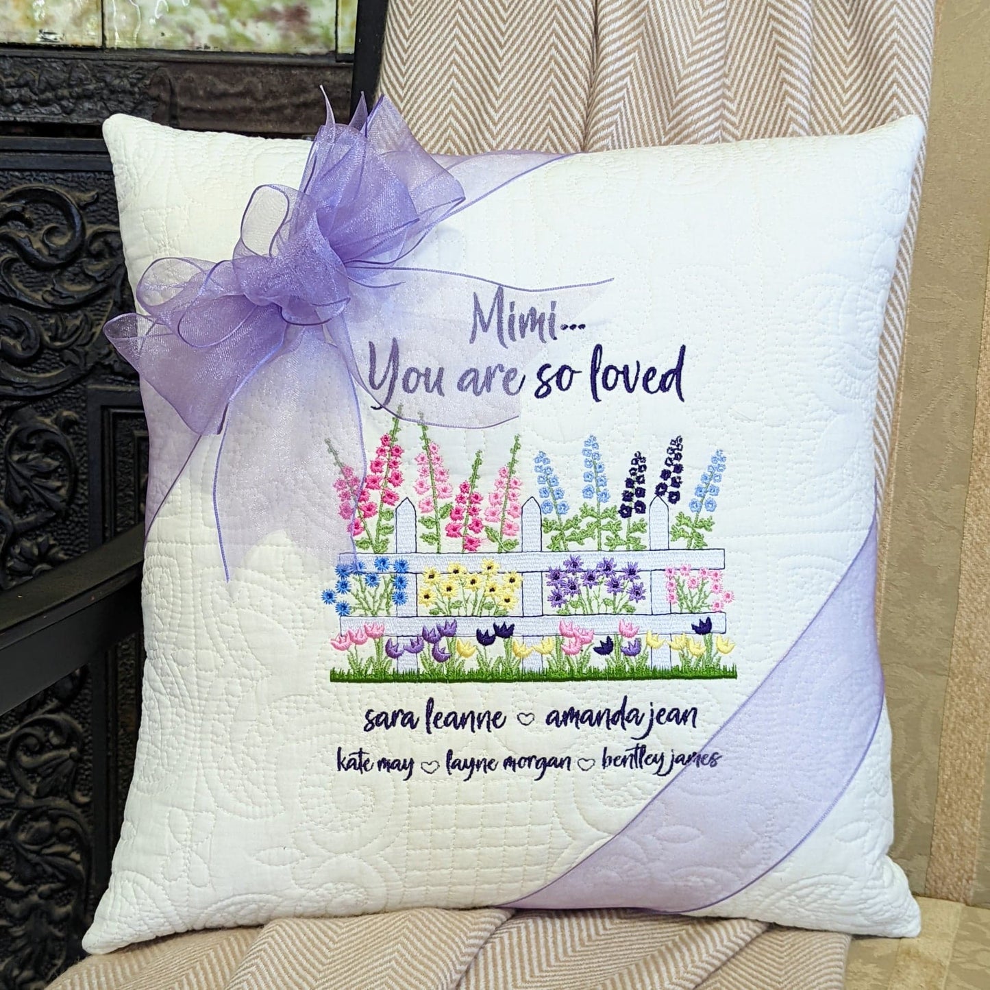 Garden Fence Pillow