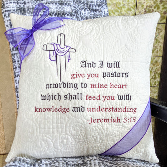 I Will Give You Pastors Pillow