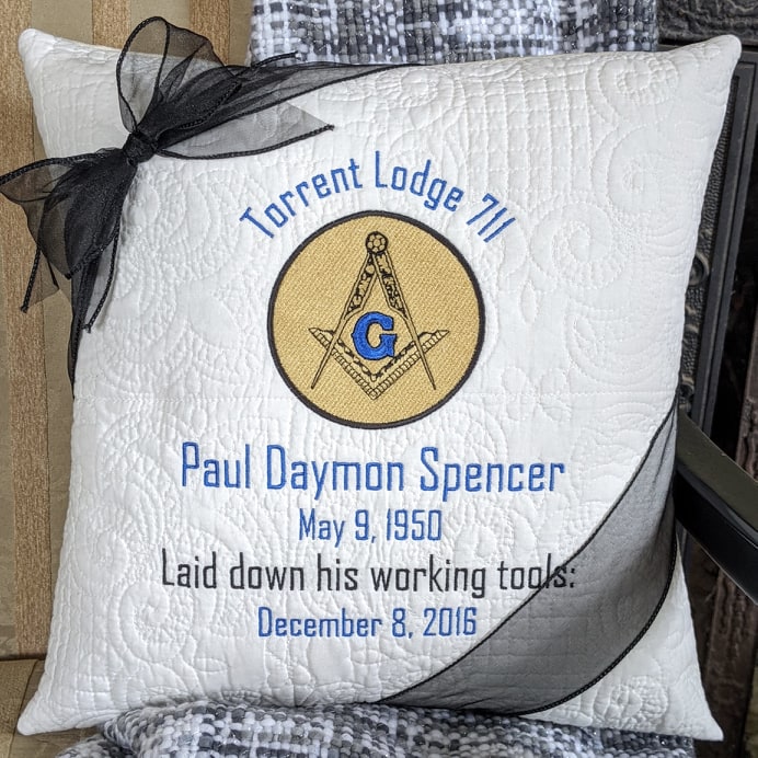 Masonic Lodge Pillow