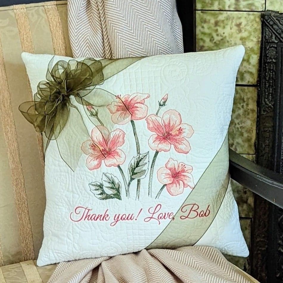 Hibiscus Pillow